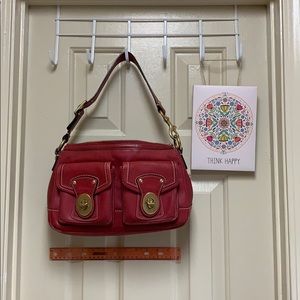 Coach Vachetta pink anniversary shoulder bag